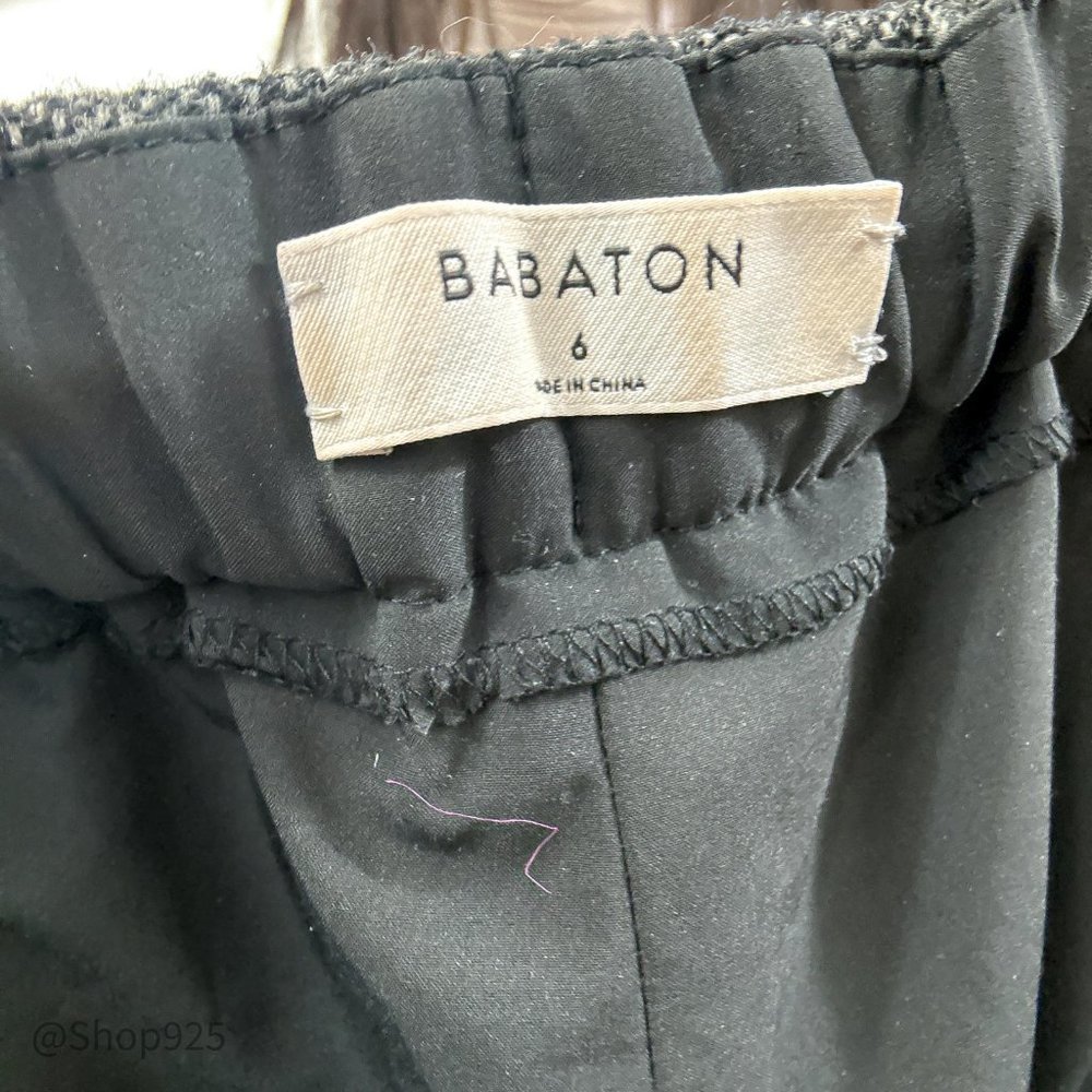 Aritzia Babaton Wool Grey Trousers with elastic  waistband - Picture 3 of 6